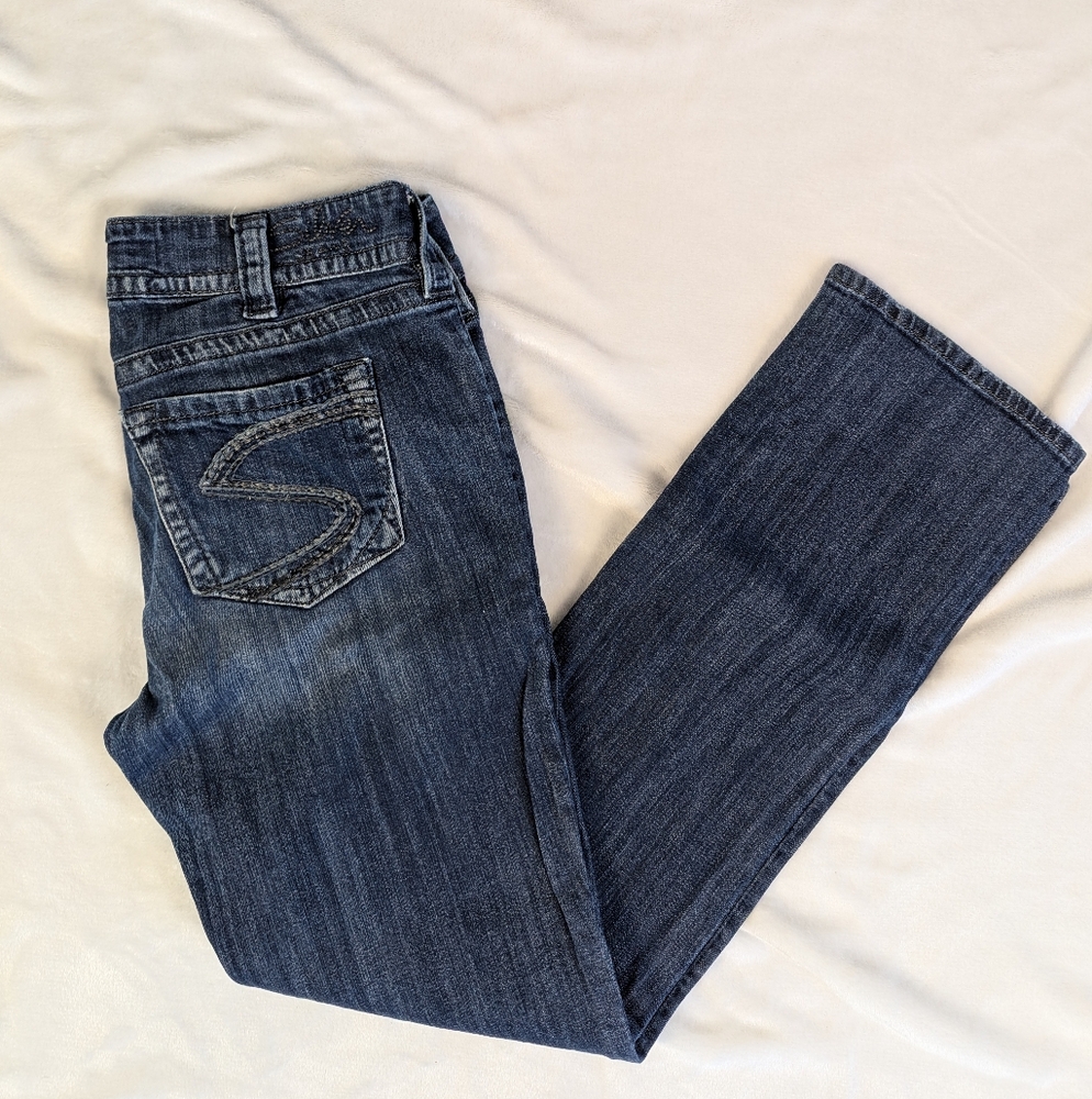 Silver Denim Jeans